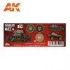 AK Interactive AK11665 3G WWII RUSSIAN STANDARD COLORS 3x17 ml